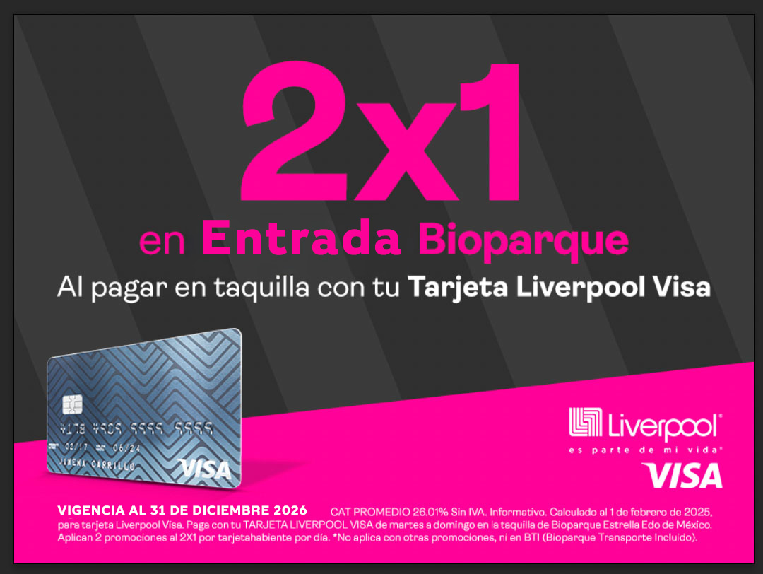 Liverpool Visa — 2x1 pagando con tu tarjeta